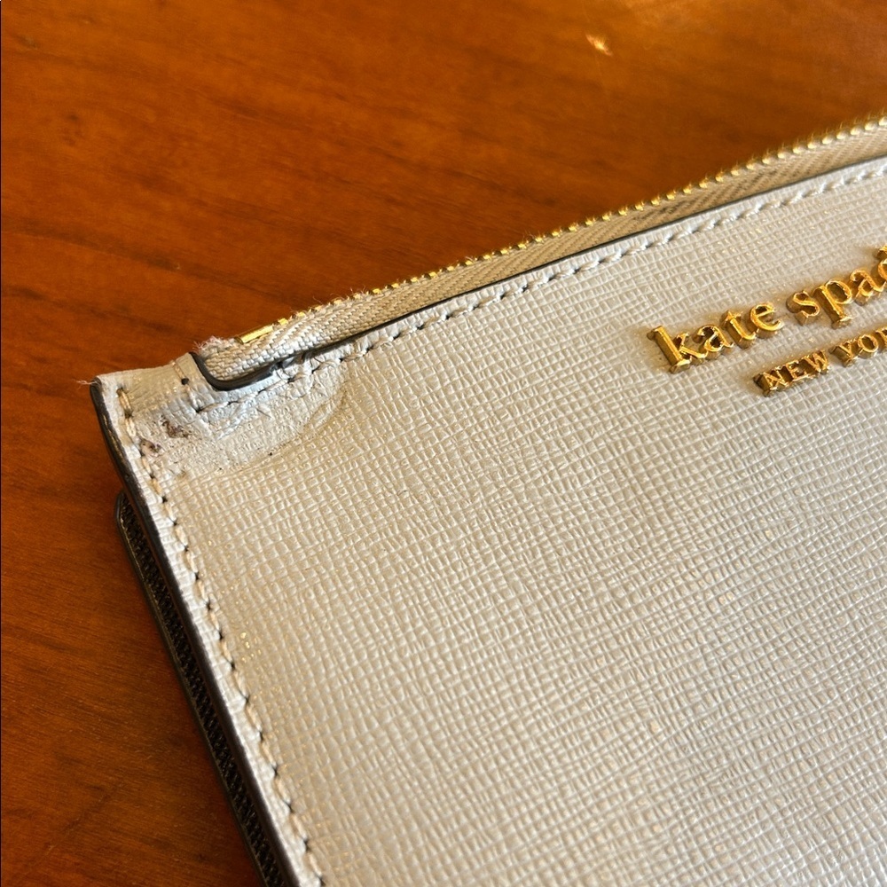 Kate Spade Light Blue Compact Wallet - Picture 6 of 6